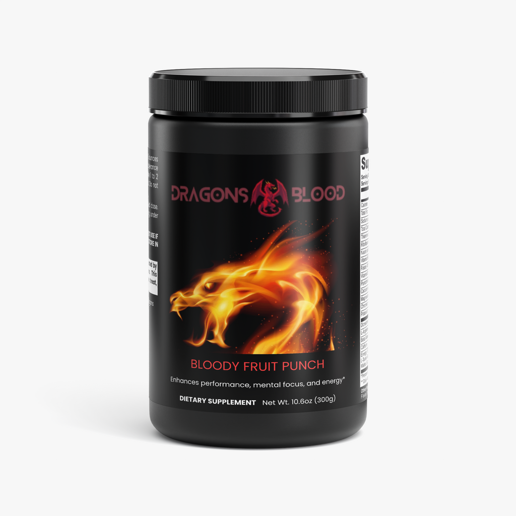 DRAGONS BLOOD Pre-Workout Powder (Fruit Punch)