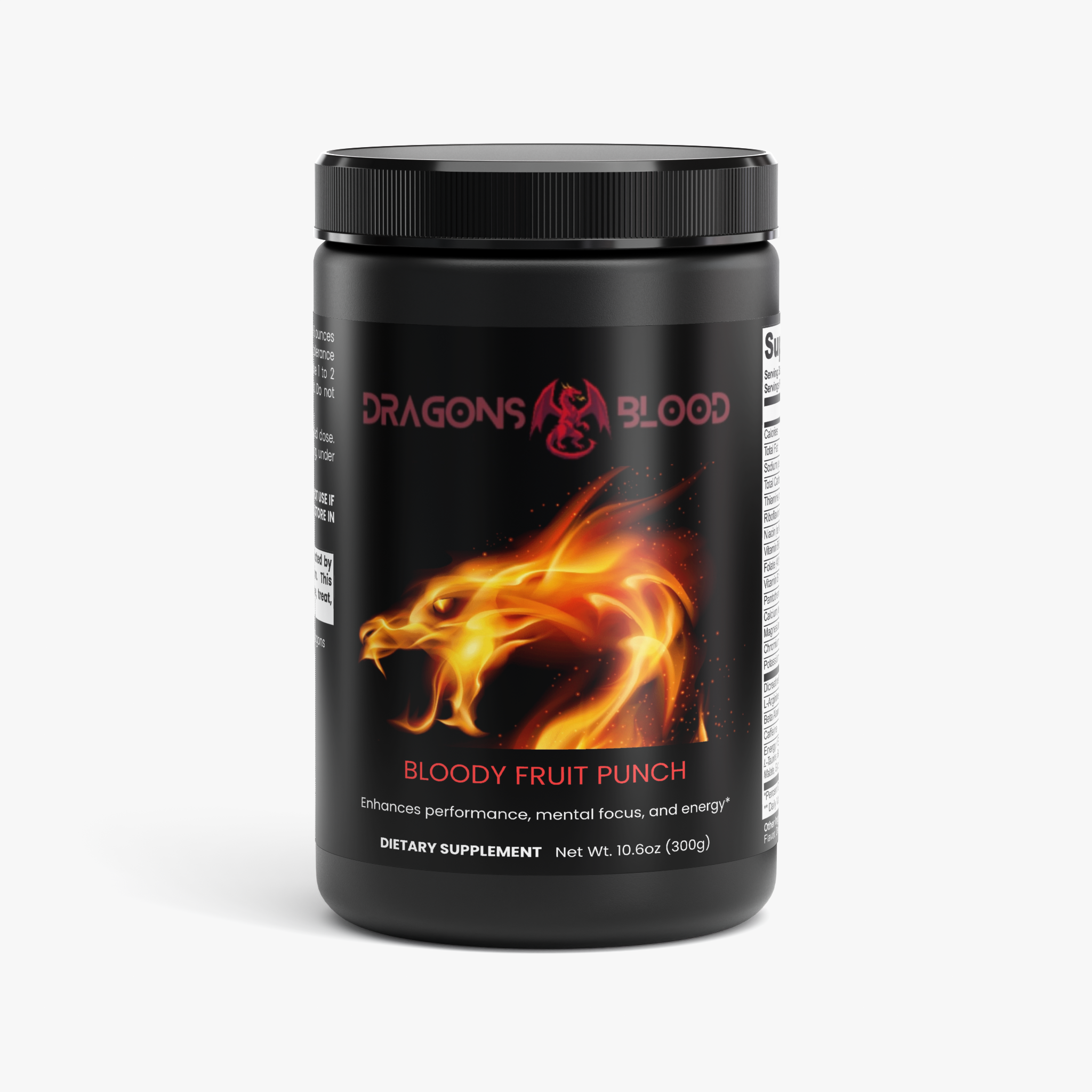 DRAGONS BLOOD Pre-Workout Powder (Fruit Punch)