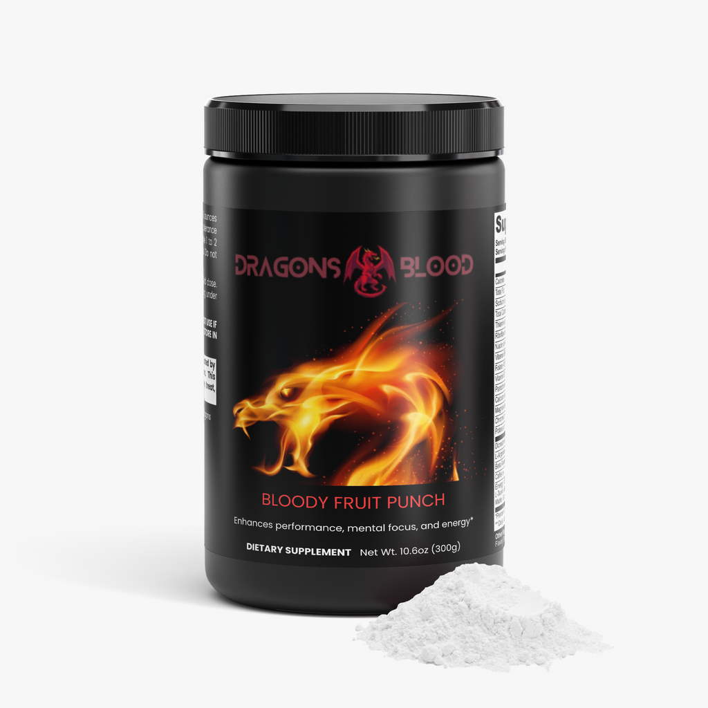 DRAGONS BLOOD Pre-Workout Powder (Fruit Punch)