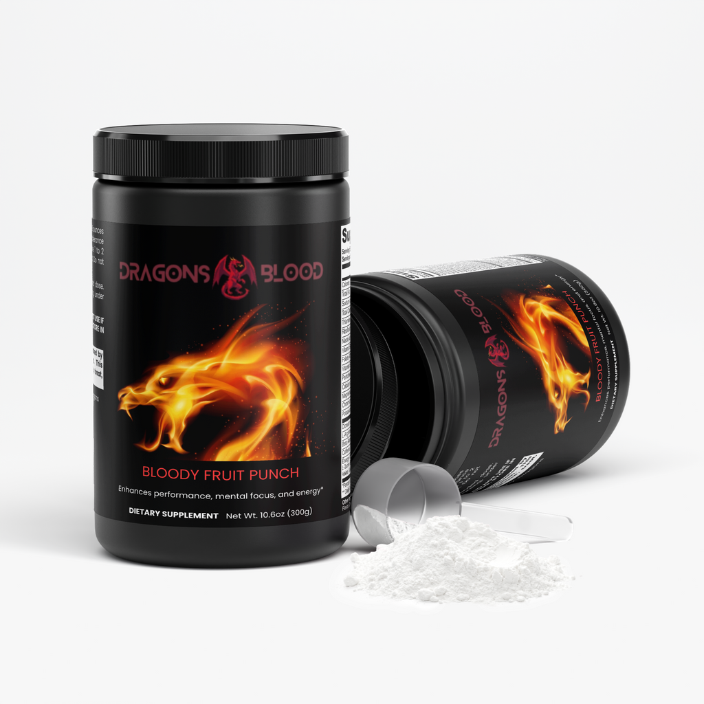 DRAGONS BLOOD Pre-Workout Powder (Fruit Punch)